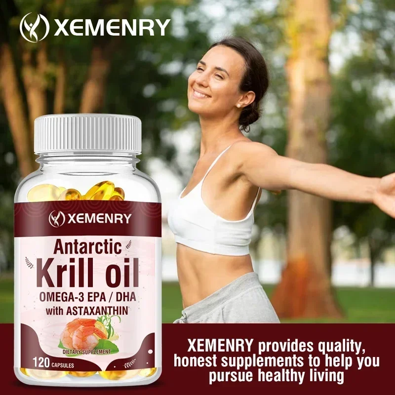 Krill Oil Supplement - Suplemen Minyak Krill - Mengurangi Nyeri