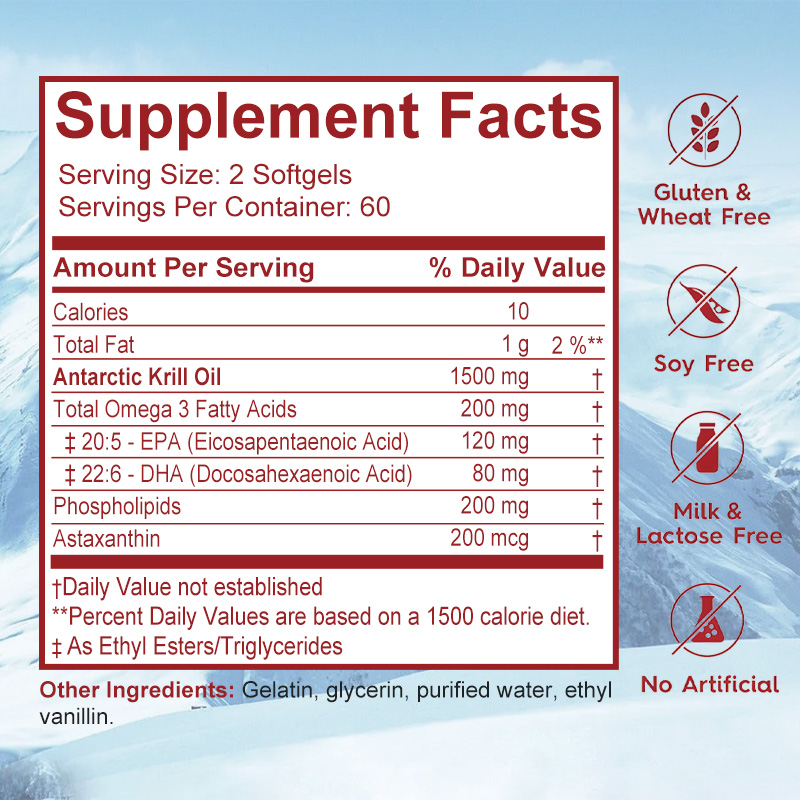 Suplemen Minyak Krill Antartik - Krill Oil Supplement ulasan dan harga