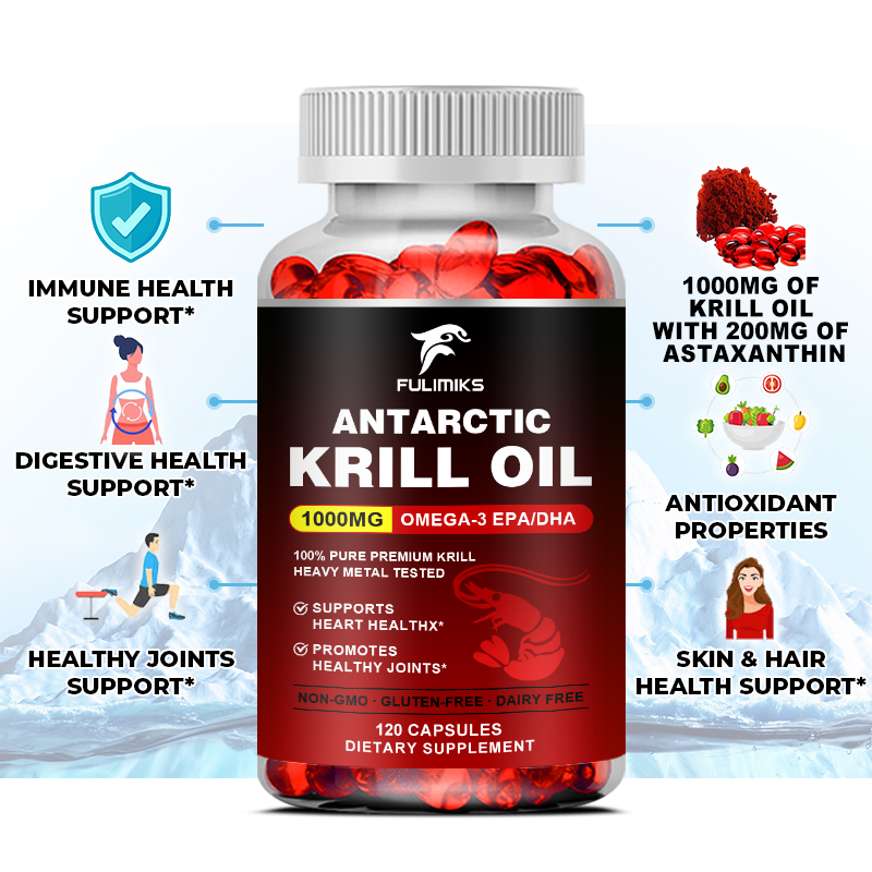 Suplemen Minyak Krill Alami 10 - Krill Oil Supplement ulasan dan harga