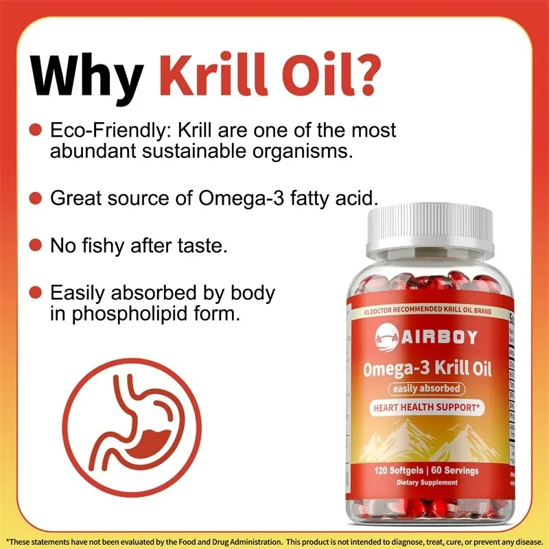 Minyak Krill Omega-3 dengan EP - Krill Oil Supplement ulasan dan harga