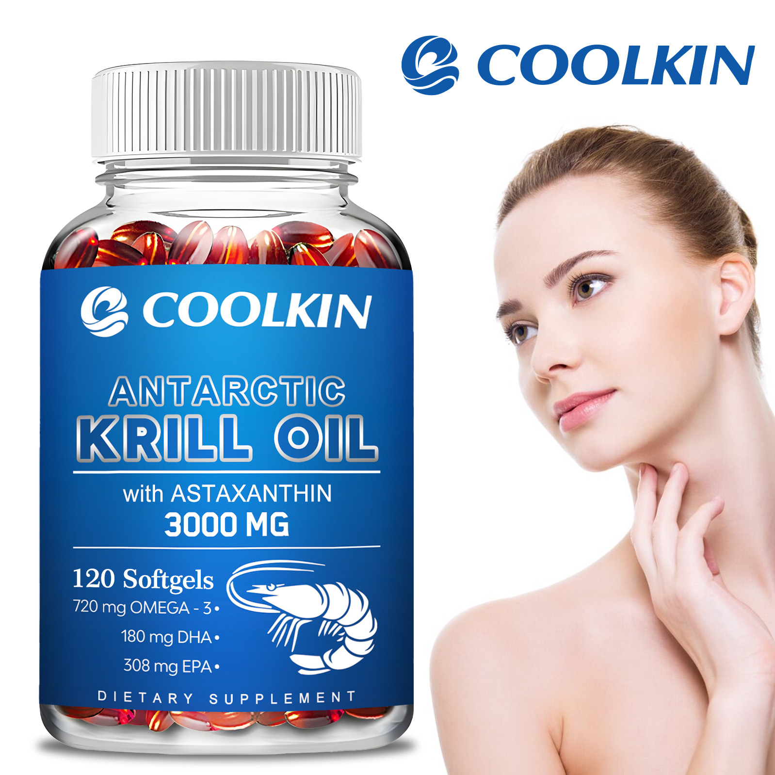 Suplemen minyak Krill Antartik - Krill Oil Supplement ulasan dan harga
