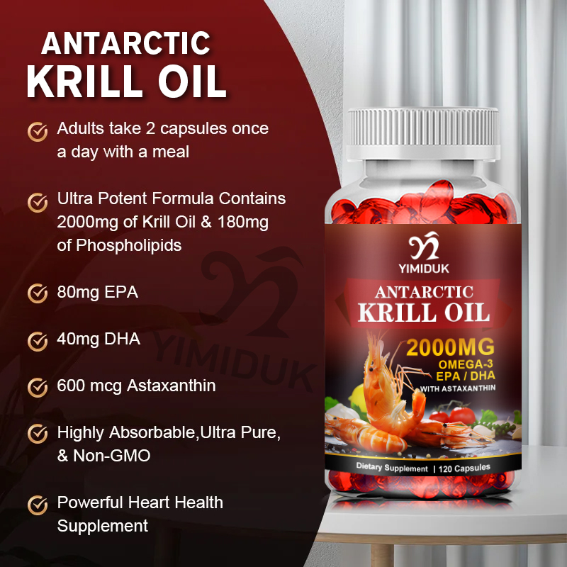 Minyak Krill Antartika 2000mg  - Krill Oil Supplement ulasan dan harga
