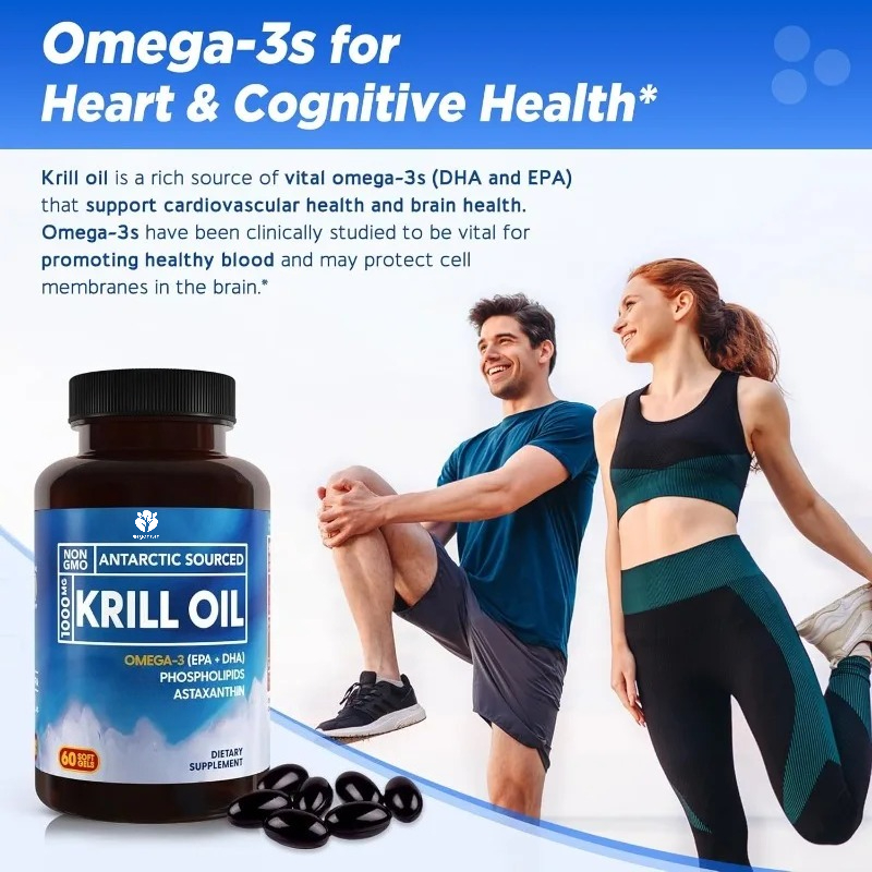 Suplemen minyak krill Antartik - Krill Oil Supplement ulasan dan harga