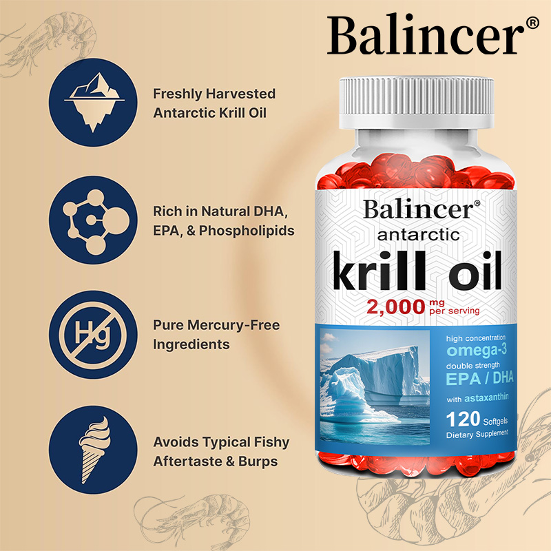Suplemen Minyak Krill Antartik - Krill Oil Supplement ulasan dan harga